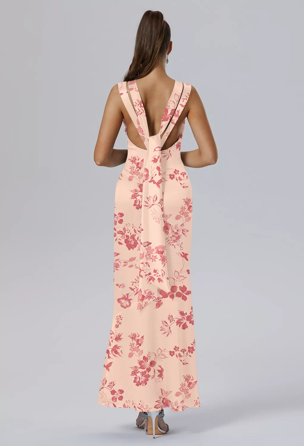 AW Celestia Pink Cherry Blossom  Fall Wedding Guest Dresses